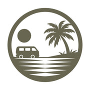 Beach Scene Delrin Leather Stamp - All Good Leather Co.