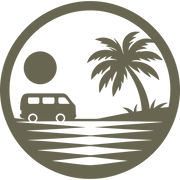 Beach Scene Delrin Leather Stamp - All Good Leather Co.