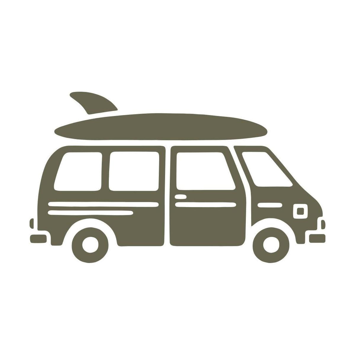 Beach Van Delrin Leather Stamp - All Good Leather Co.