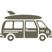 Beach Van Delrin Leather Stamp - All Good Leather Co.