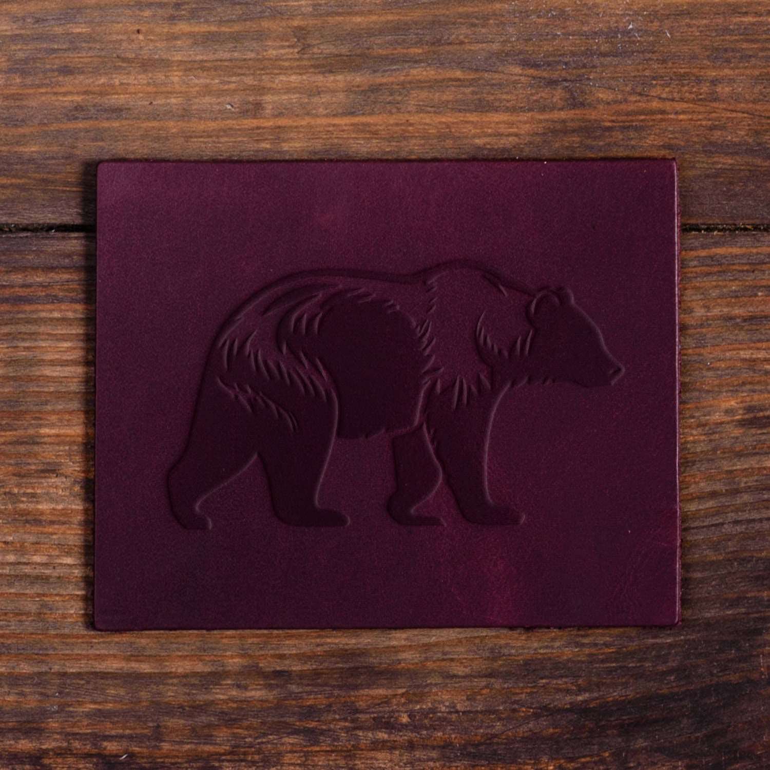 Bear Delrin Leather Stamp - All Good Leather Co.