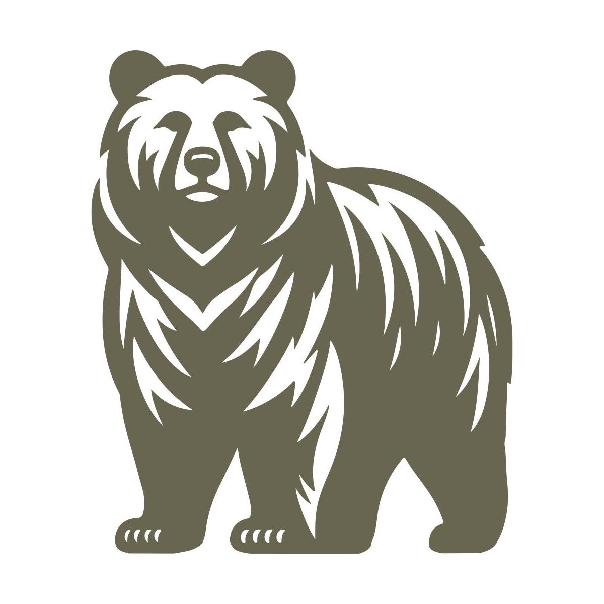 Bear Delrin Leather Stamp - All Good Leather Co.