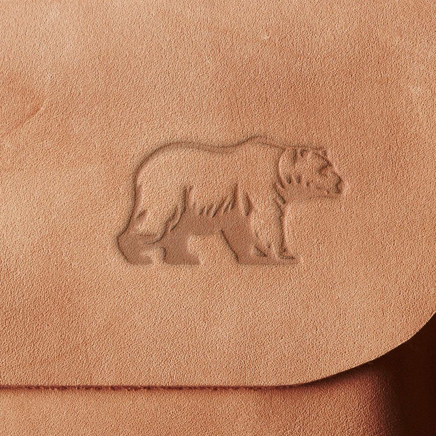 Bear Delrin Leather Stamp - All Good Leather Co.