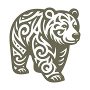 Bear Delrin Leather Stamp - All Good Leather Co.