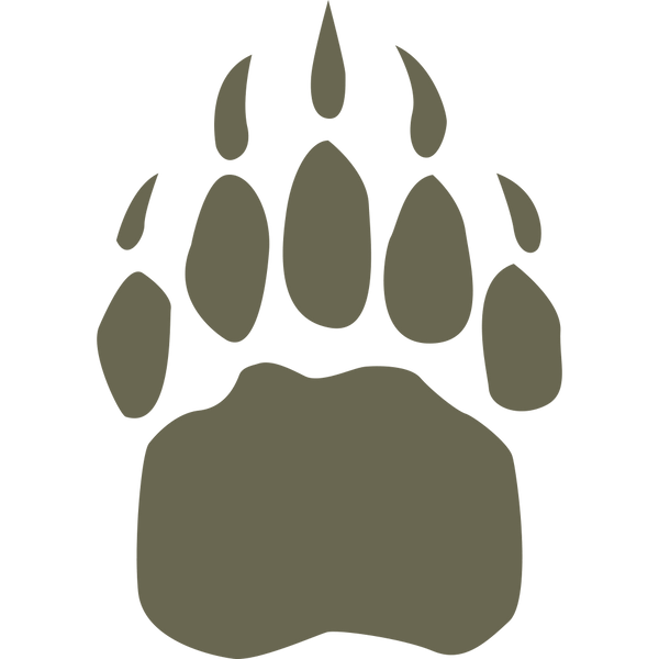 Bear cheapest Paw Print Metal Hand Stamp