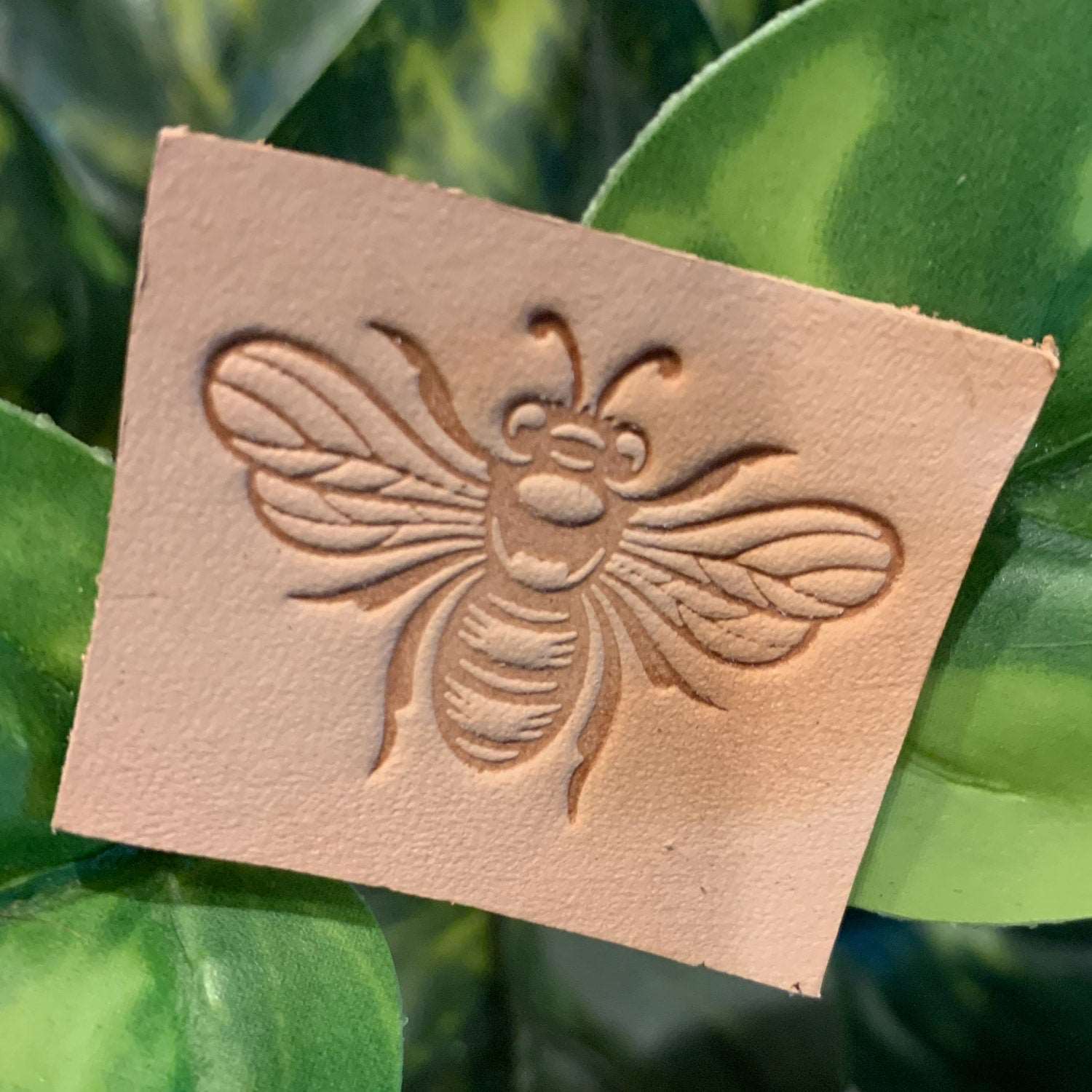 Bee Delrin Leather Stamp - All Good Leather Co.