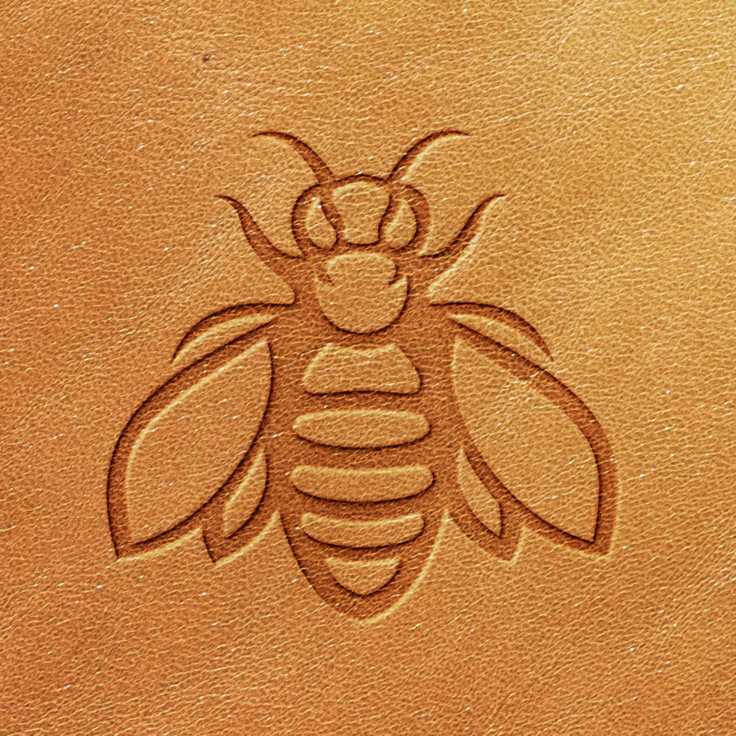 Bee Delrin Leather Stamp - All Good Leather Co.