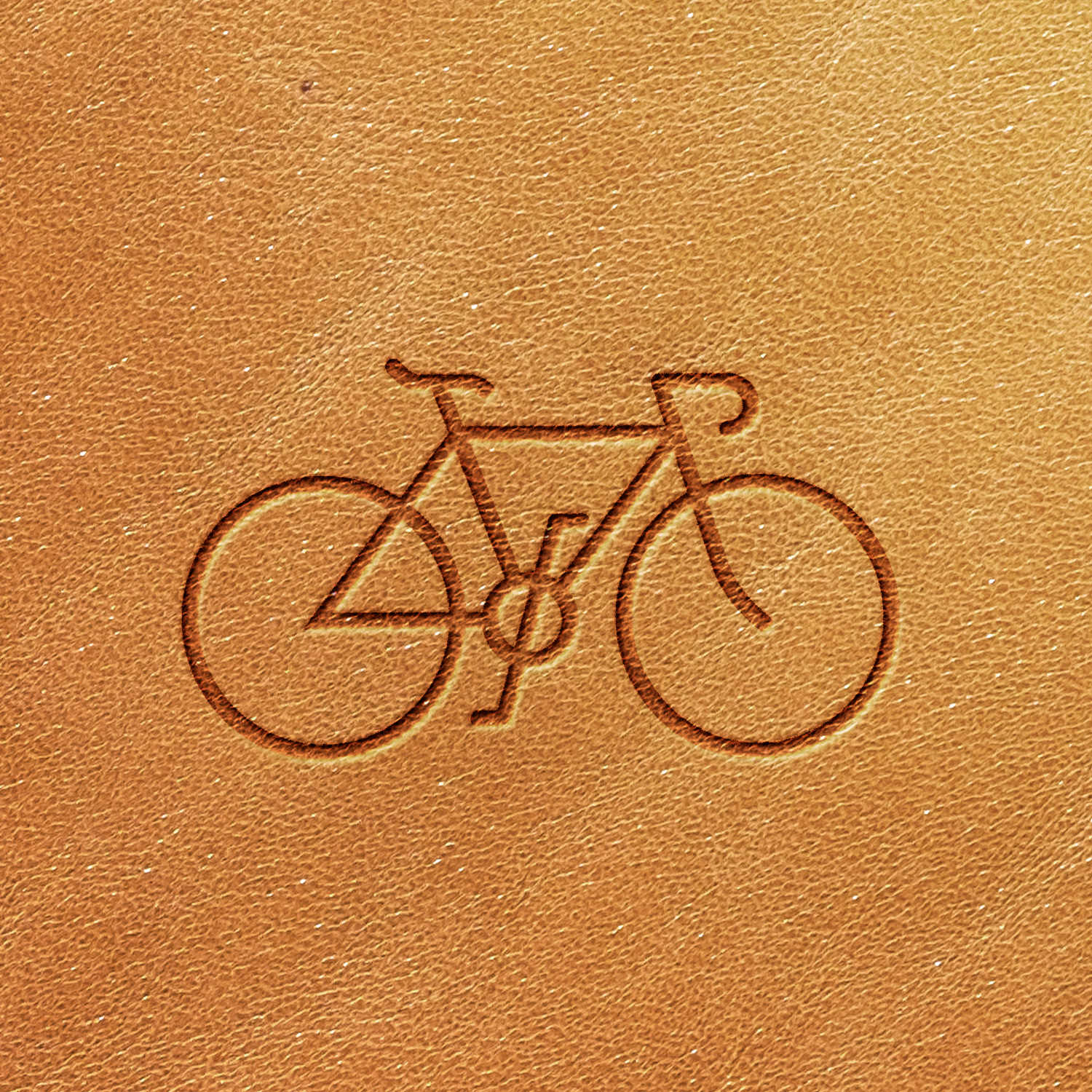 Bicycle Delrin Leather Stamp - All Good Leather Co.