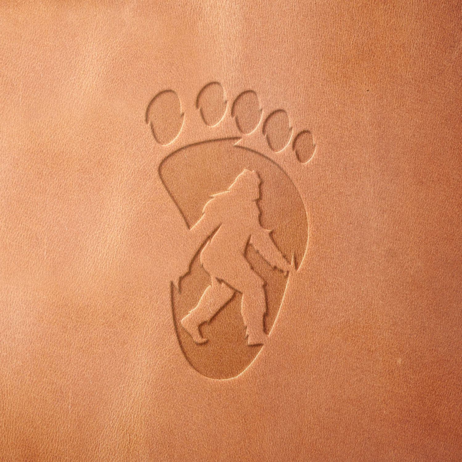 Big Foot Delrin Leather Stamp - All Good Leather Co.