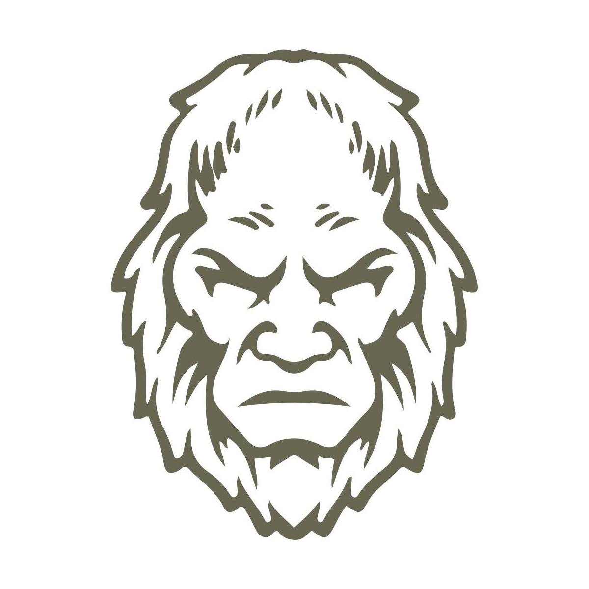 Big Foot Face Delrin Leather Stamp - All Good Leather Co.