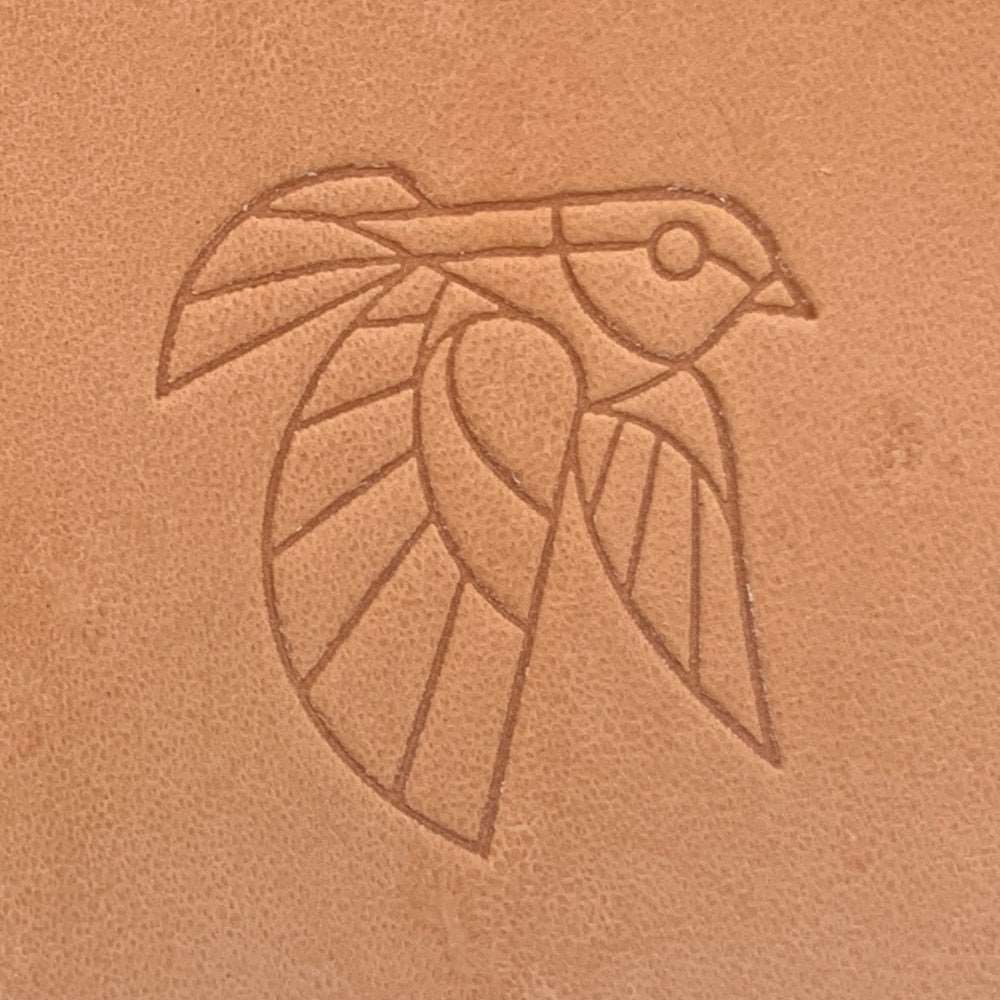 Bird Line Art Delrin Leather Stamp - All Good Leather Co.