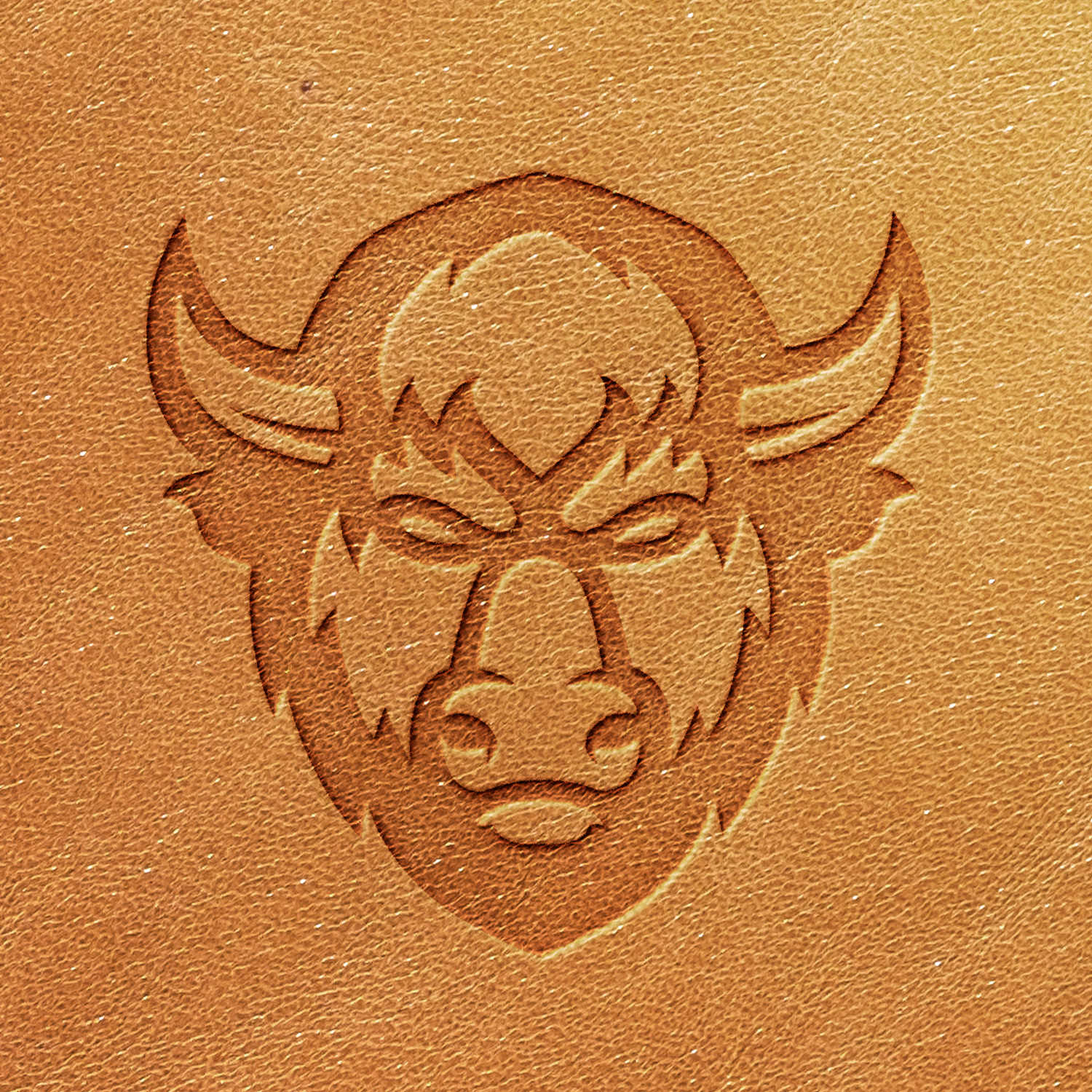 Bison Delrin Leather Stamp - All Good Leather Co.