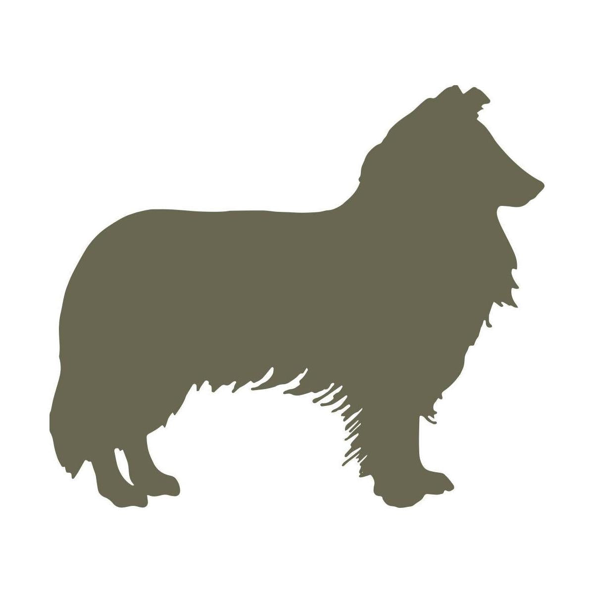 Border Collie Dog Delrin Leather Stamp - All Good Leather Co.