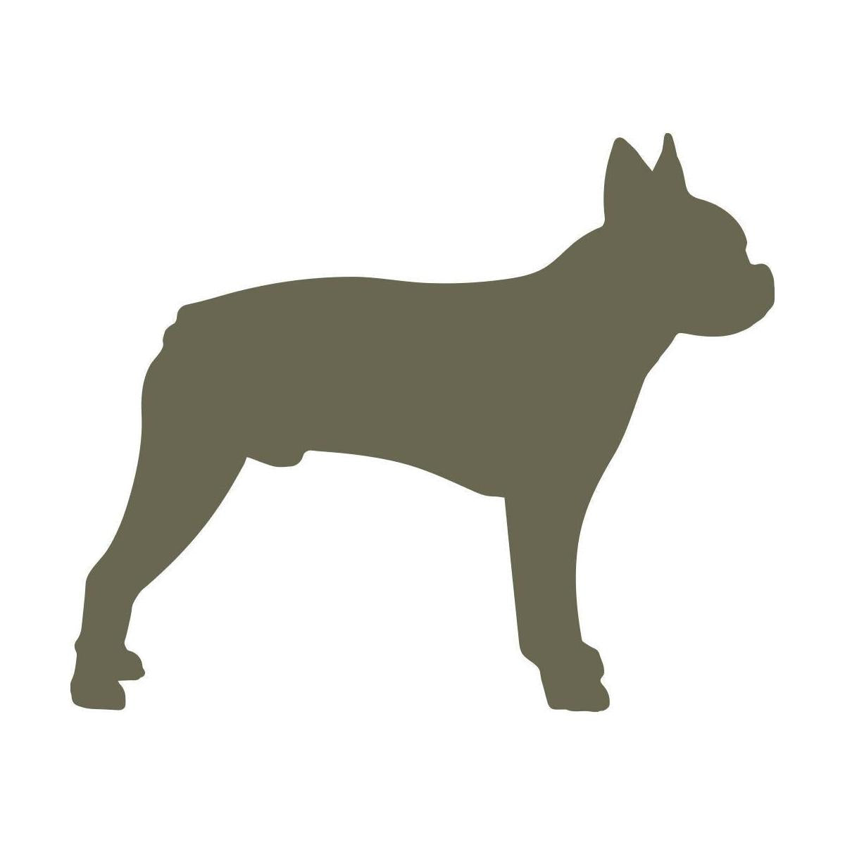 Boston Terrier Dog Delrin Leather Stamp - All Good Leather Co.