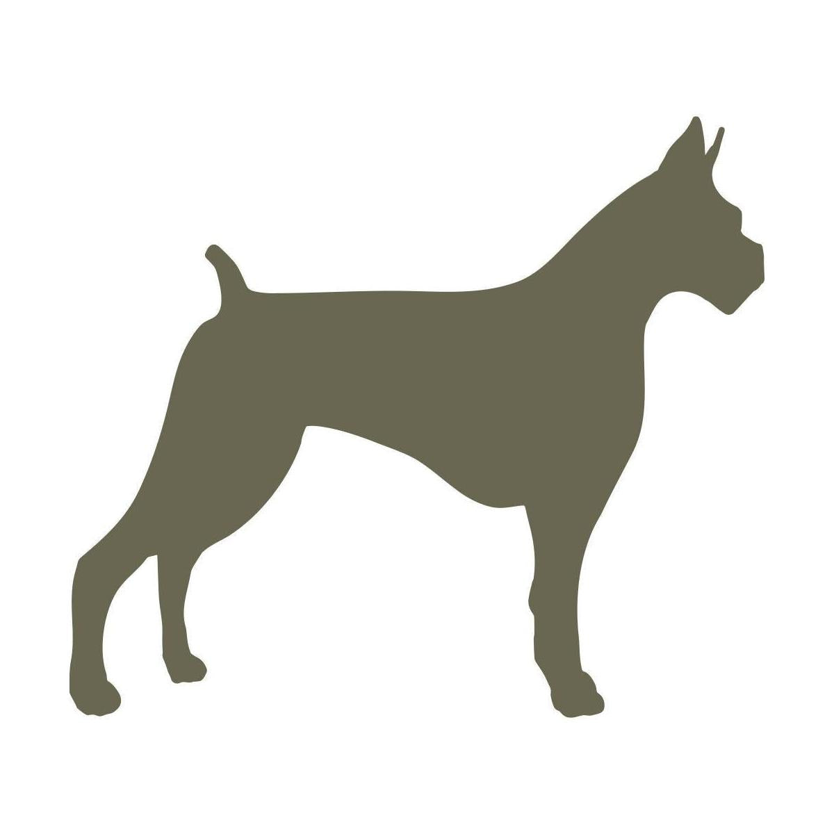 Boxer Dog Delrin Leather Stamp - All Good Leather Co.
