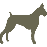 Boxer Dog Delrin Leather Stamp - All Good Leather Co.