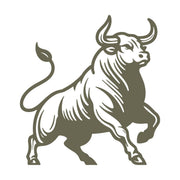 Bull Delrin Leather Stamp - All Good Leather Co.