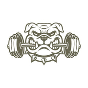 Bulldog Weightlifting Delrin Leather Stamp - All Good Leather Co.