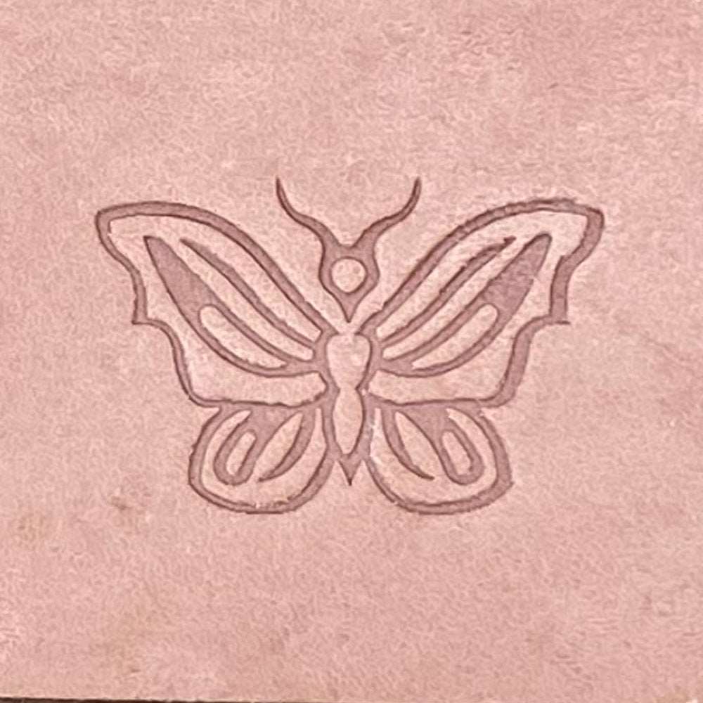 Butterfly Delrin Leather Stamp - All Good Leather Co.