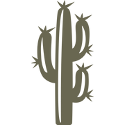 Cactus Delrin Leather Stamp - All Good Leather Co.