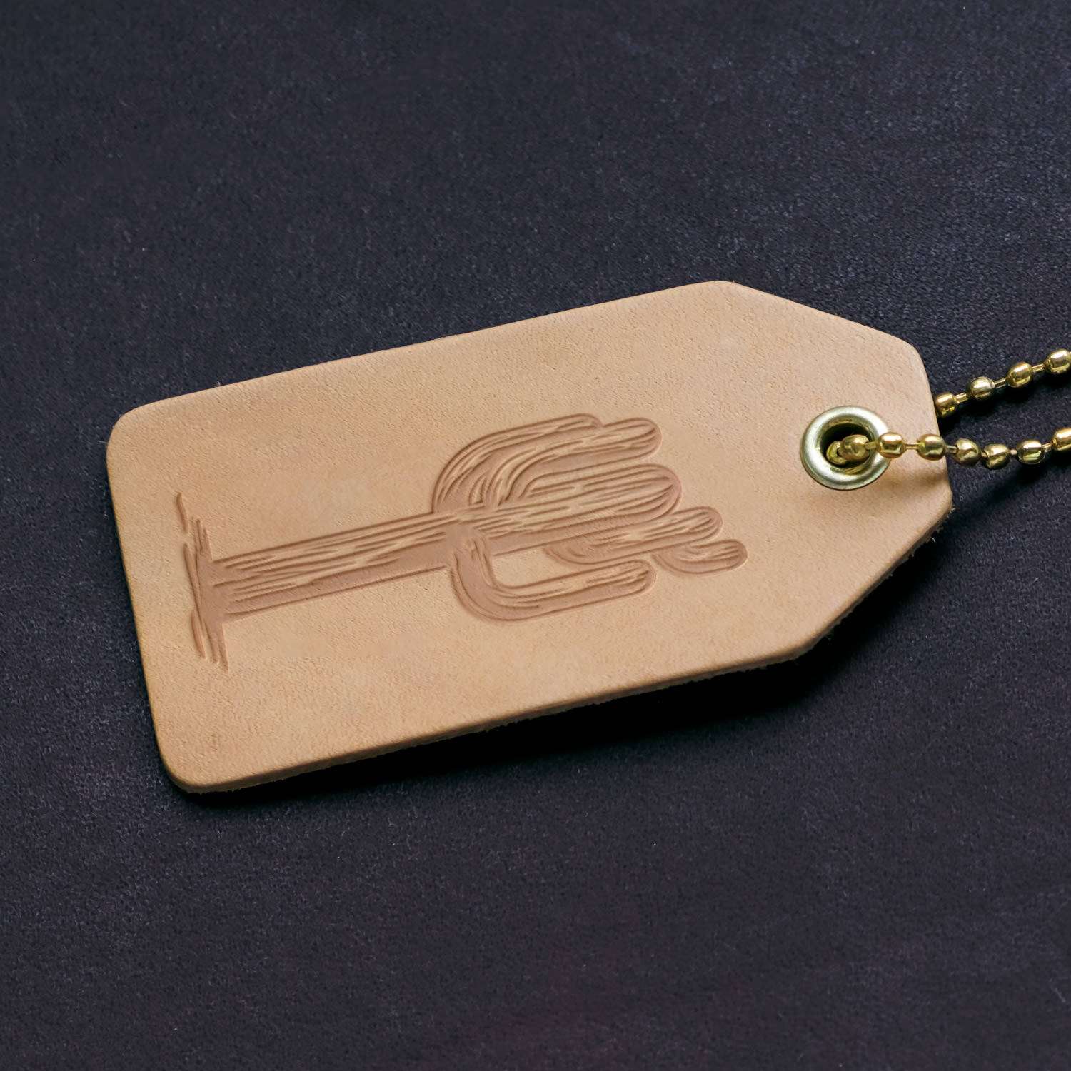 Cactus Delrin Leather Stamp - All Good Leather Co.