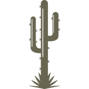 Cactus Delrin Leather Stamp - All Good Leather Co.