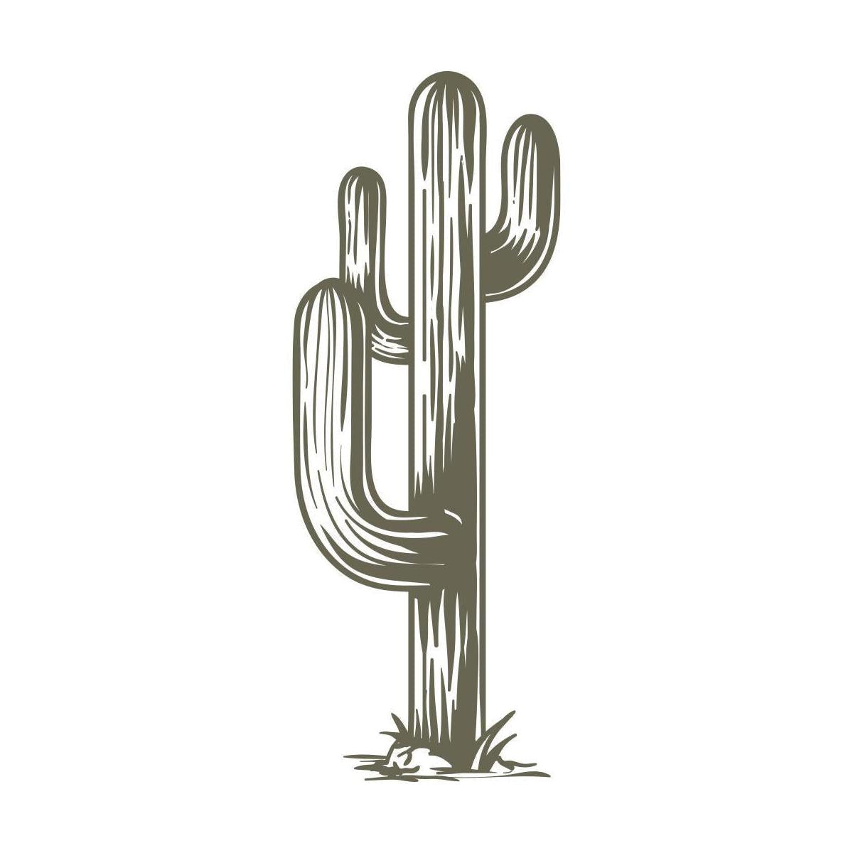 Cactus Delrin Leather Stamp - All Good Leather Co.