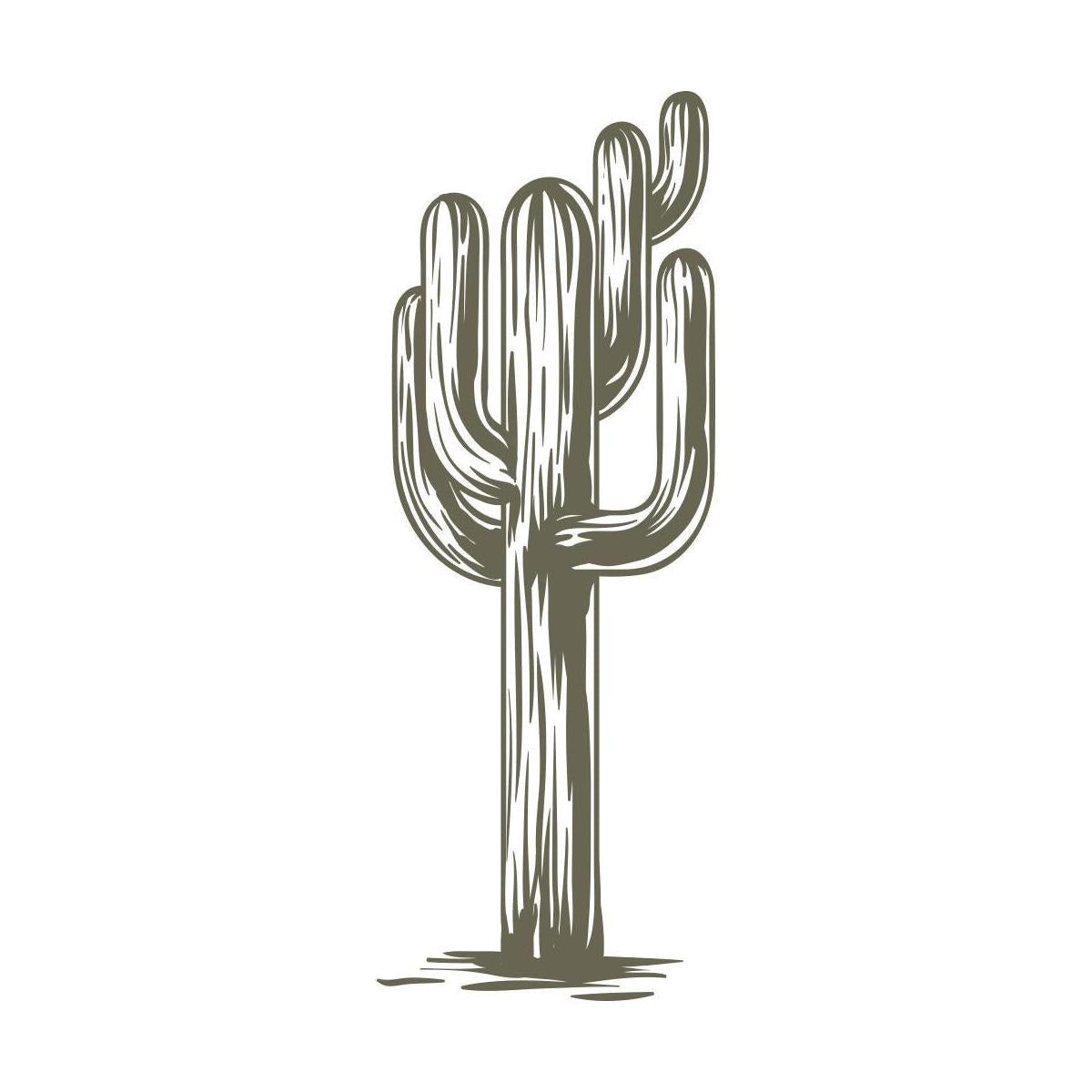 Cactus Delrin Leather Stamp - All Good Leather Co.