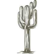 Cactus Delrin Leather Stamp - All Good Leather Co.
