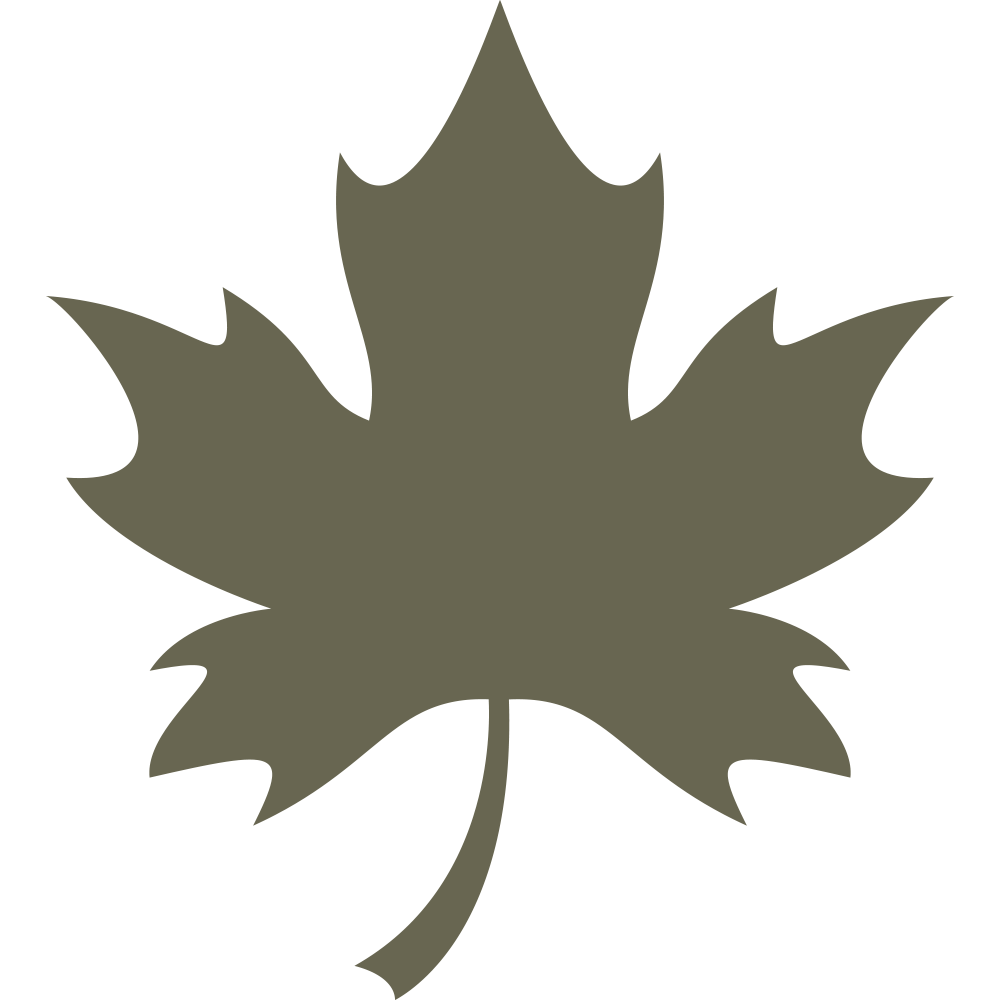 Canadian Maple Leaf Delrin Leather Stamp - All Good Leather Co.