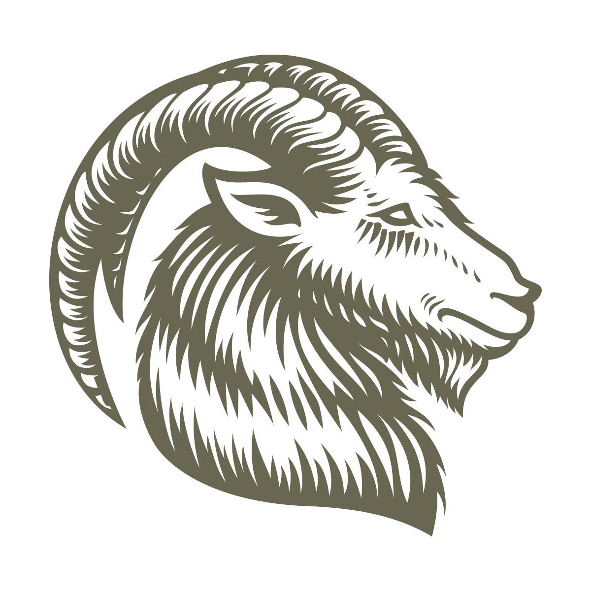 Capricorn Zodiac Sign Goat Delrin Leather Stamp - All Good Leather Co.