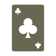 Card of Clubs Delrin Leather Stamp - All Good Leather Co.