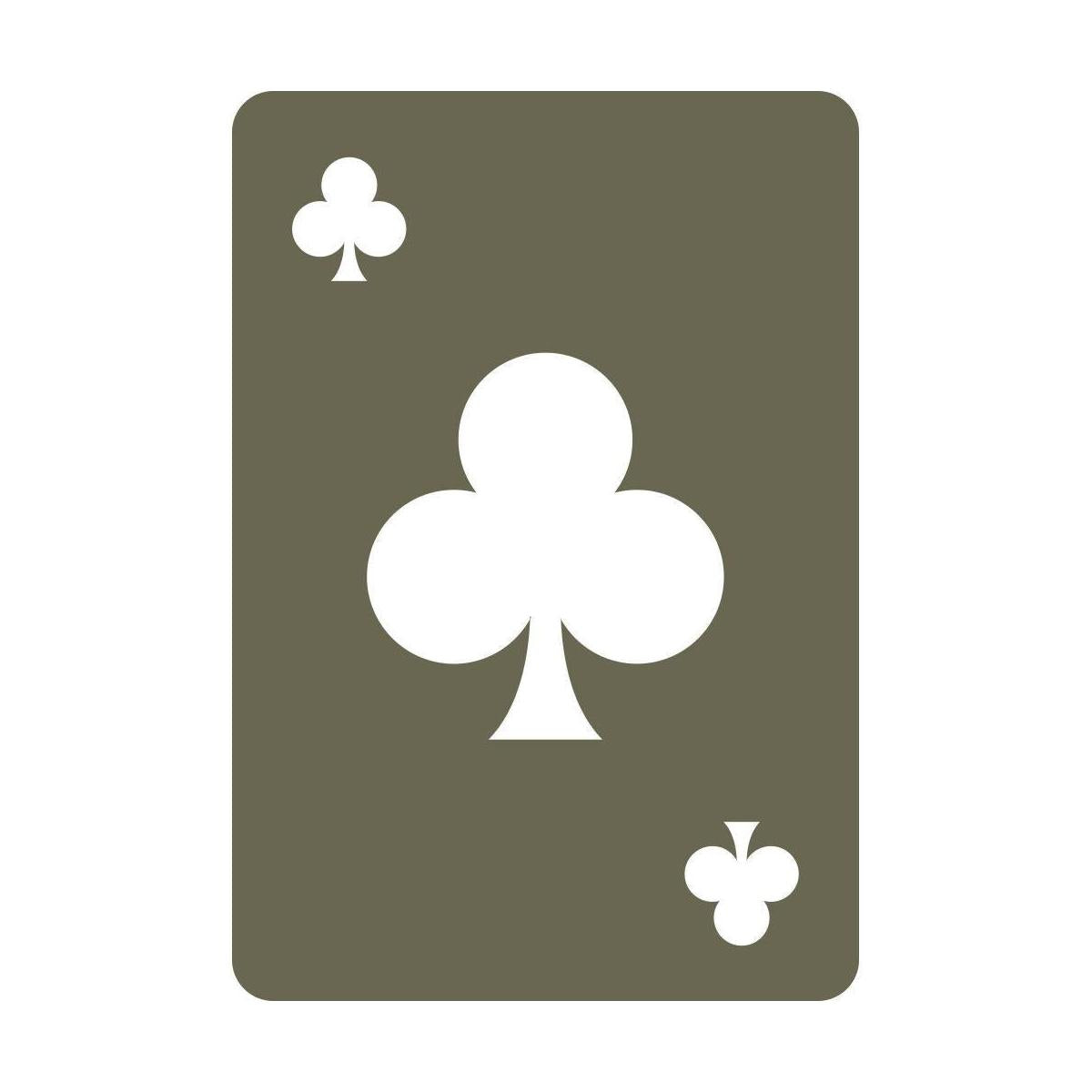 Card of Clubs Delrin Leather Stamp - All Good Leather Co.