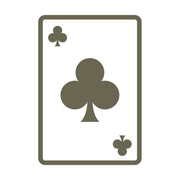 Card of Clubs Delrin Leather Stamp - All Good Leather Co.