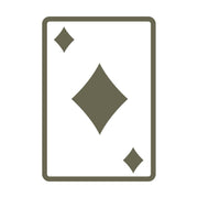 Card of Diamonds Delrin Leather Stamp - All Good Leather Co.