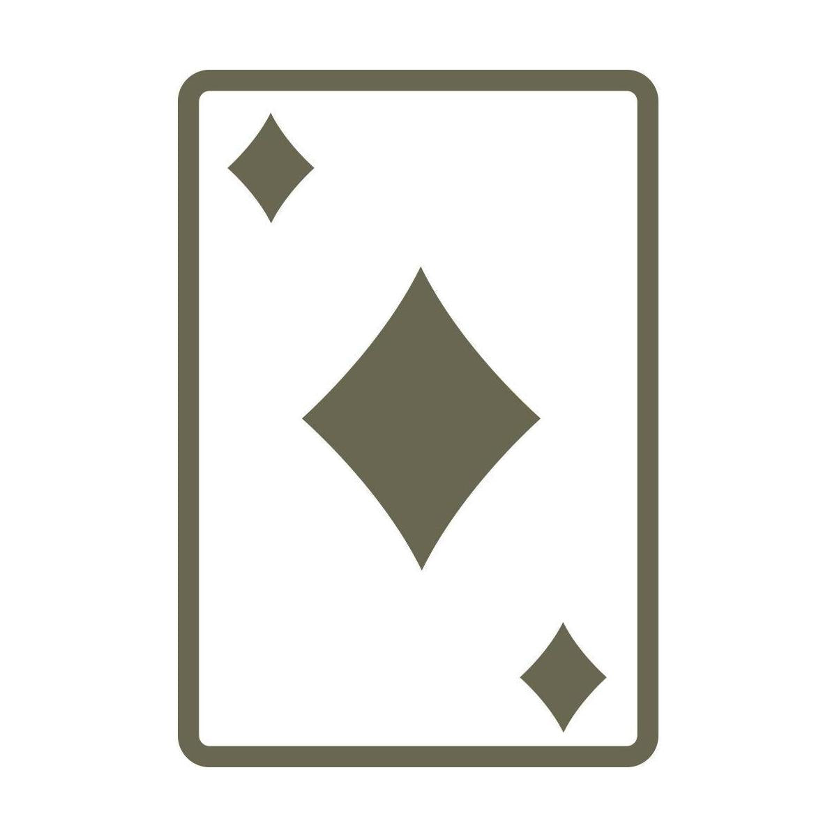 Card of Diamonds Delrin Leather Stamp - All Good Leather Co.