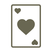 Card of Hearts Delrin Leather Stamp - All Good Leather Co.