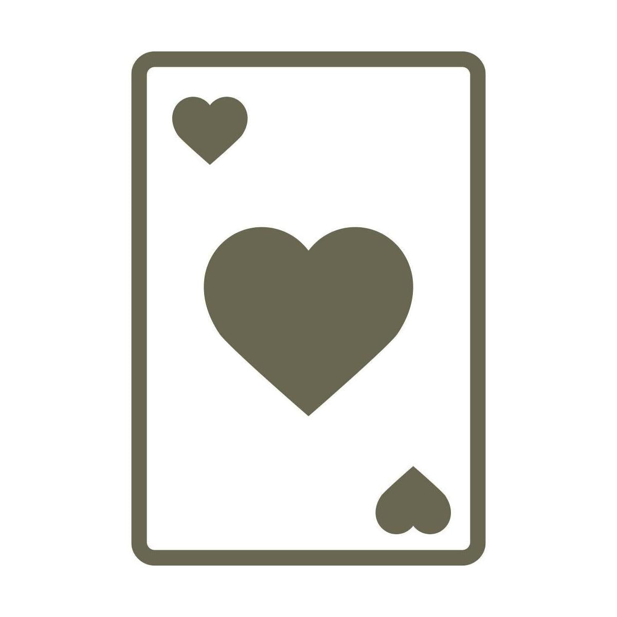 Card of Hearts Delrin Leather Stamp - All Good Leather Co.