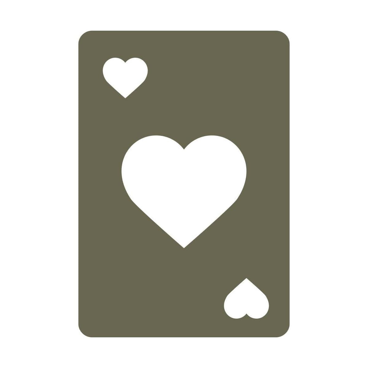Card of Hearts Delrin Leather Stamp - All Good Leather Co.
