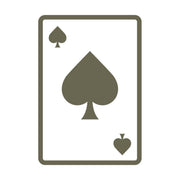 Card of Spades Delrin Leather Stamp - All Good Leather Co.