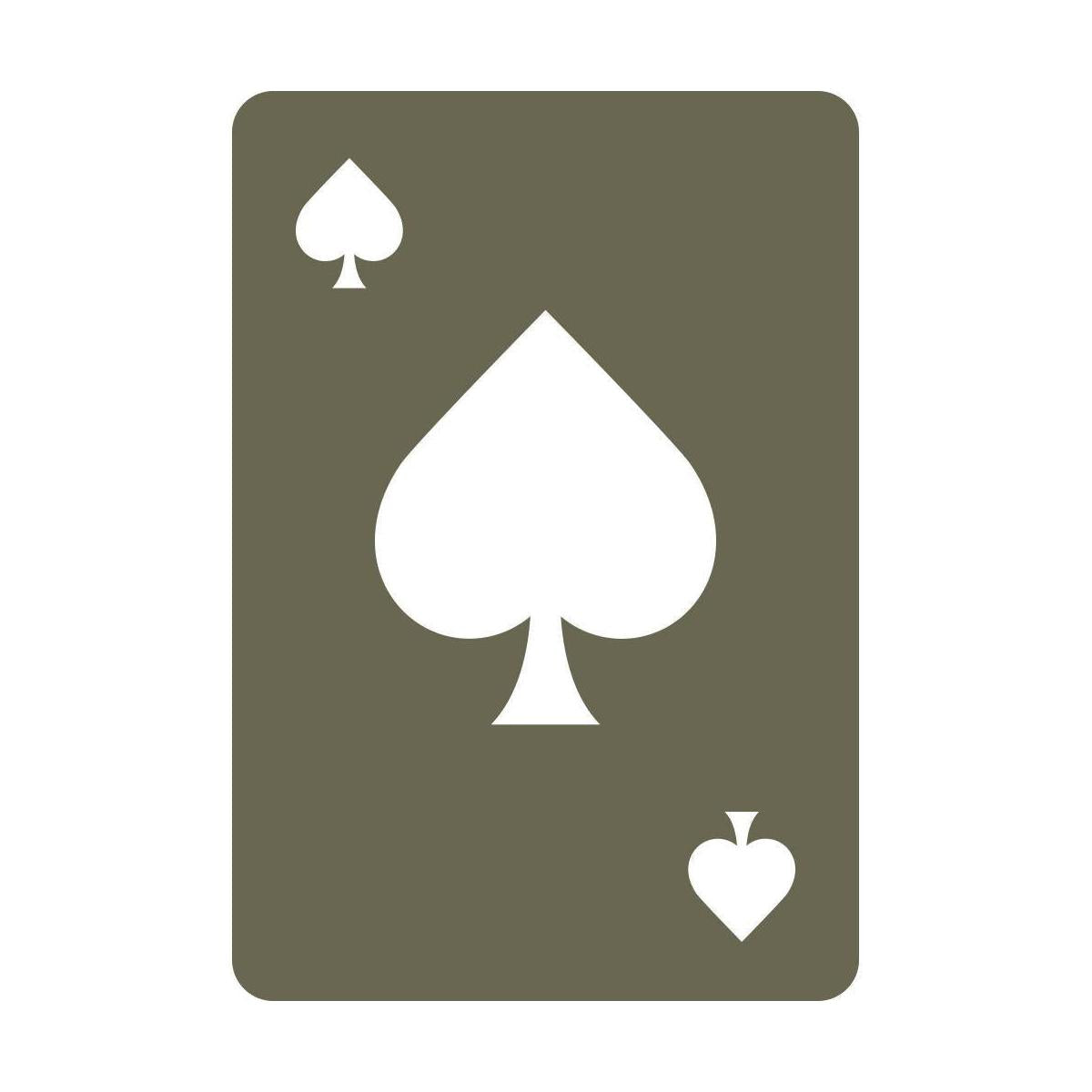Card of Spades Delrin Leather Stamp - All Good Leather Co.