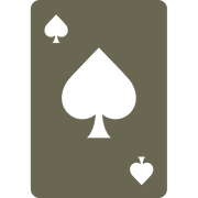 Card of Spades Delrin Leather Stamp - All Good Leather Co.