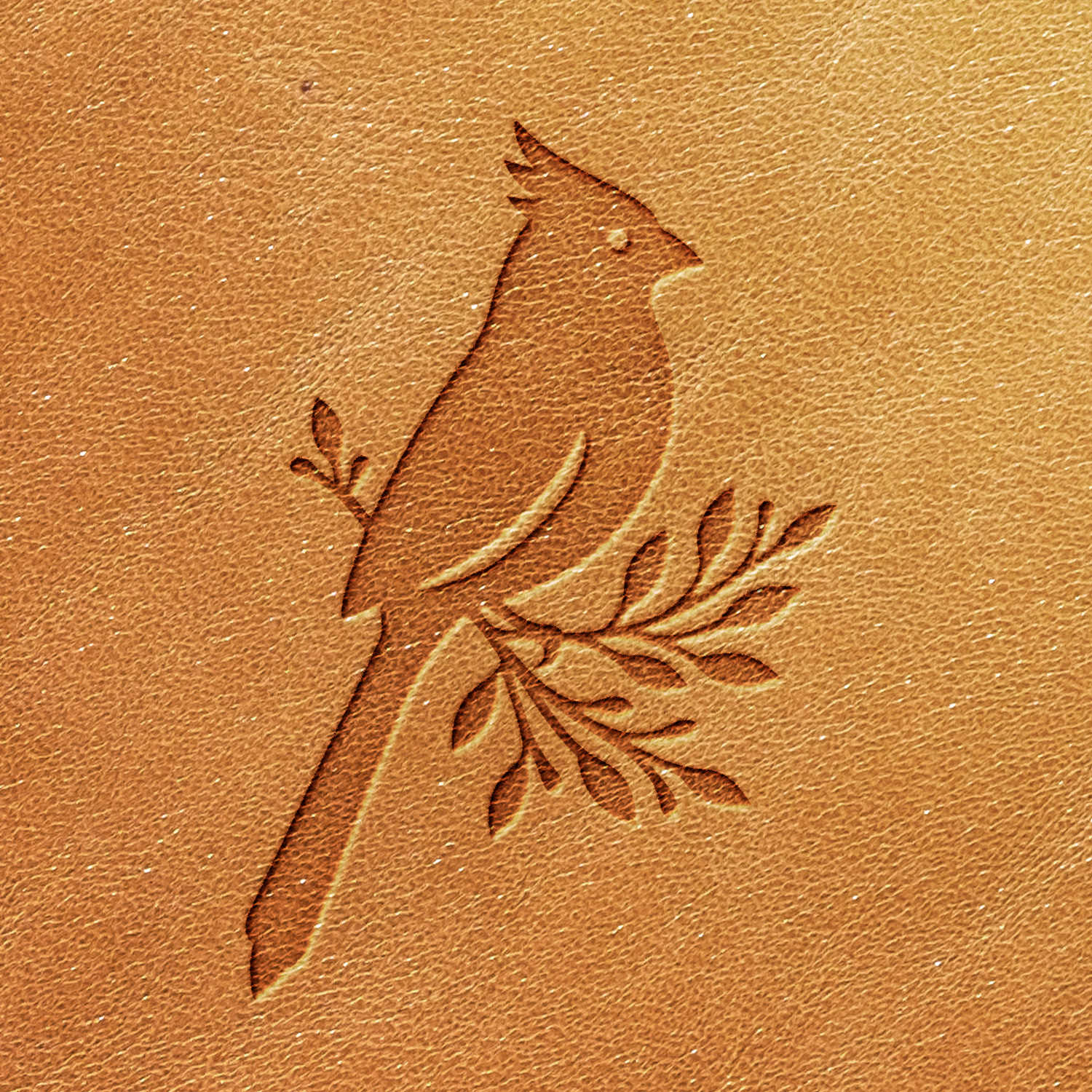 Cardinal Delrin Leather Stamp - All Good Leather Co.