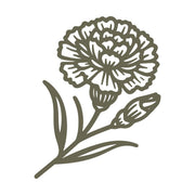 Carnation Delrin Leather Stamp - All Good Leather Co.