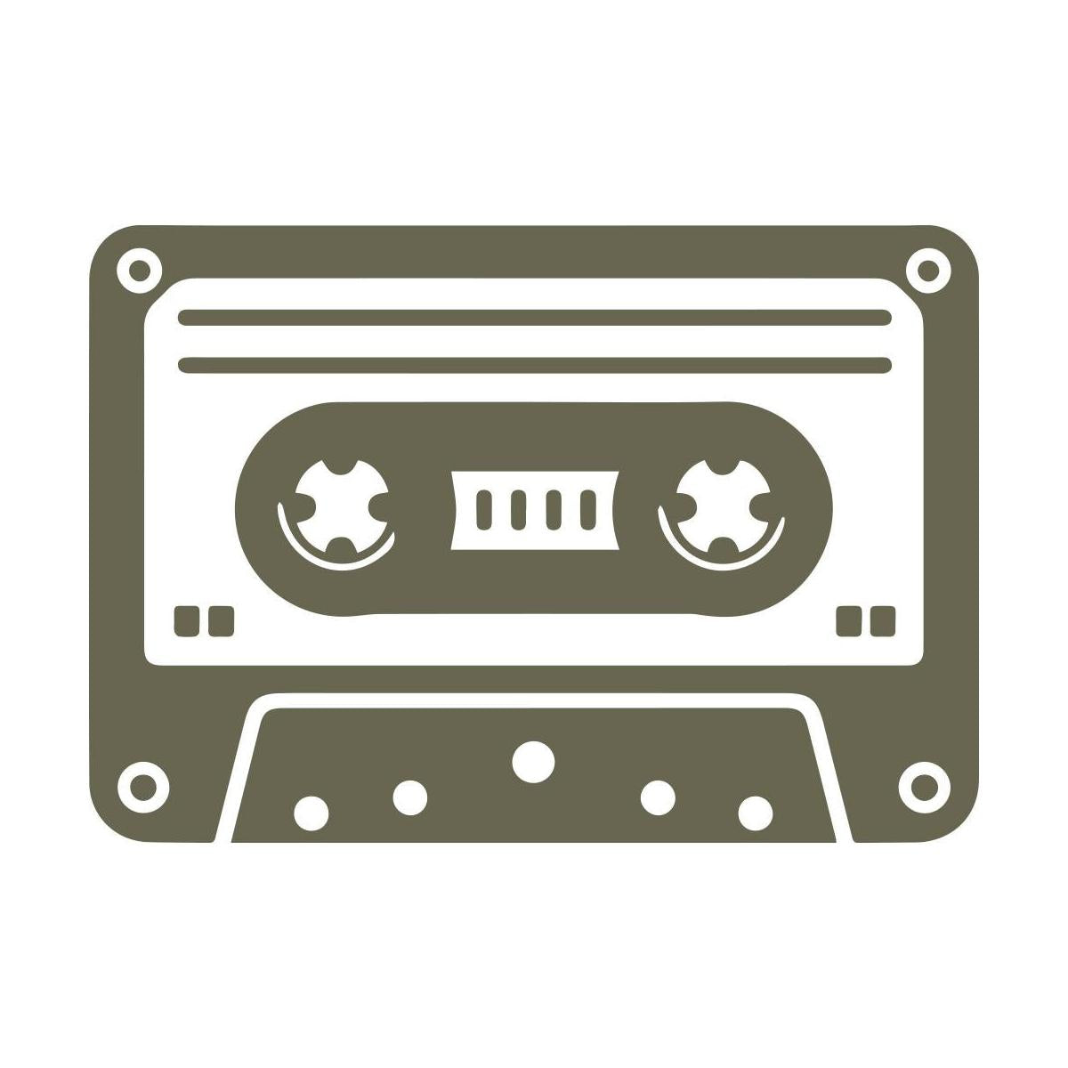 Cassette Tape Delrin Leather Stamp - All Good Leather Co.