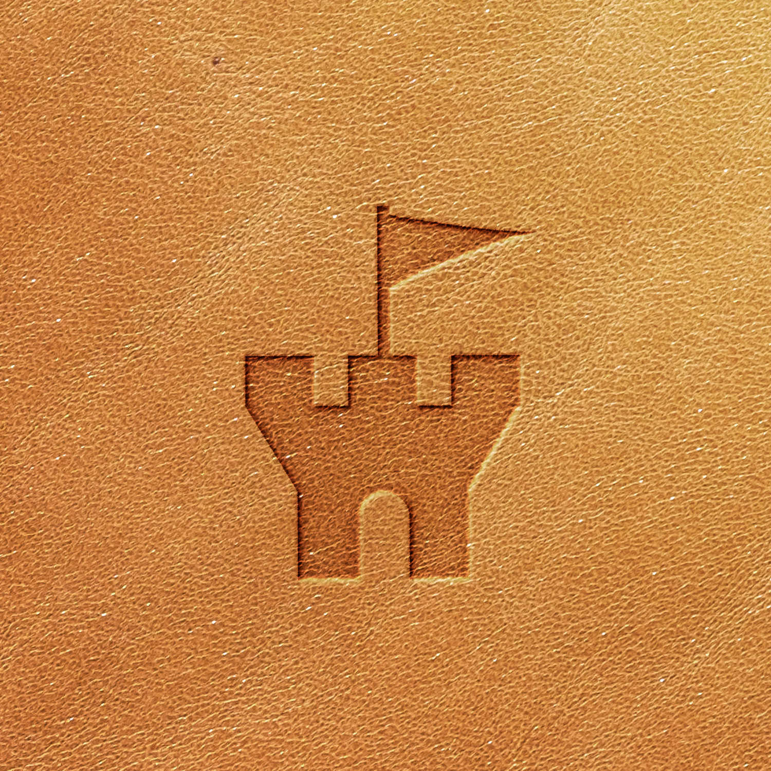 Castle Delrin Leather Stamp - All Good Leather Co.