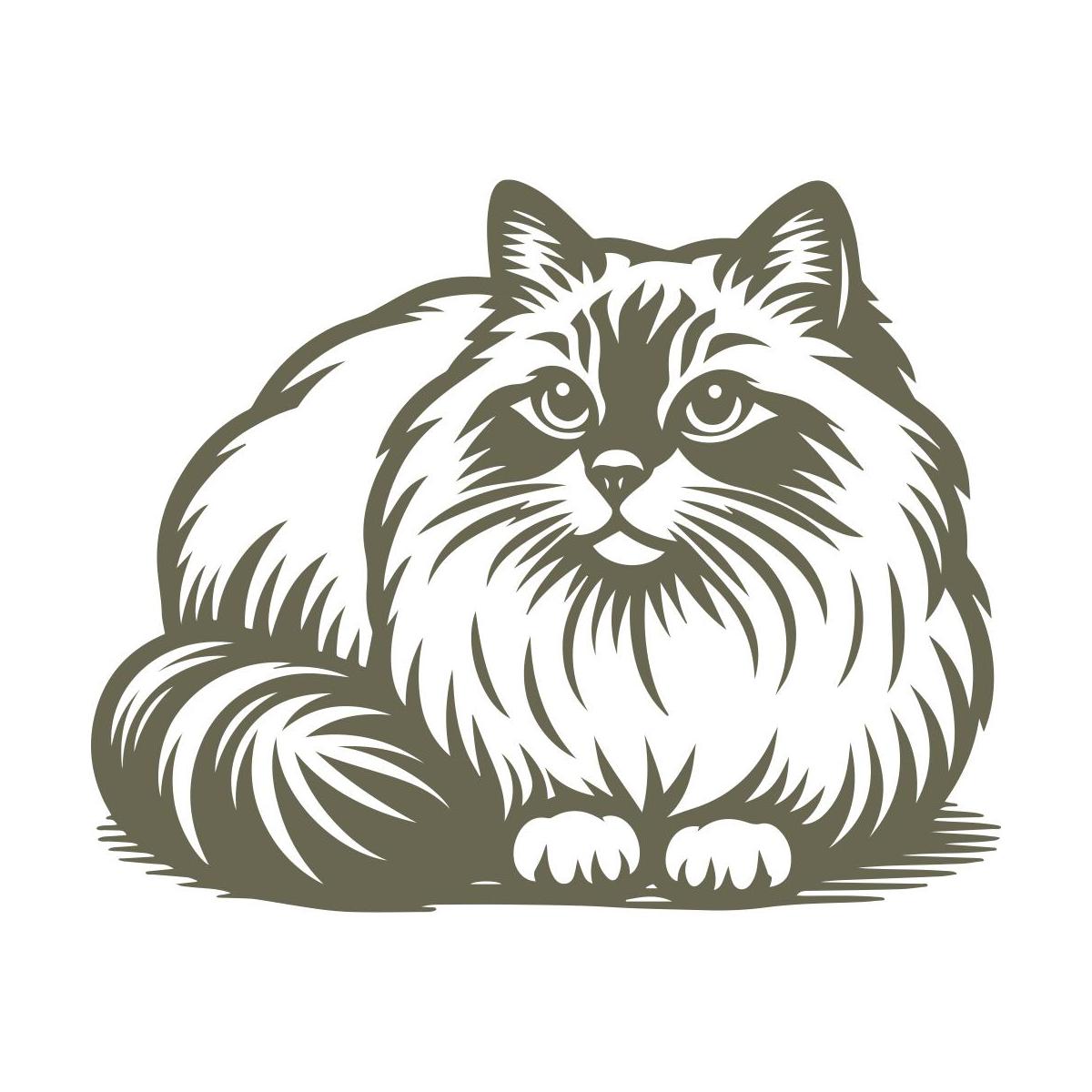 Cat Delrin Leather Stamp - All Good Leather Co.