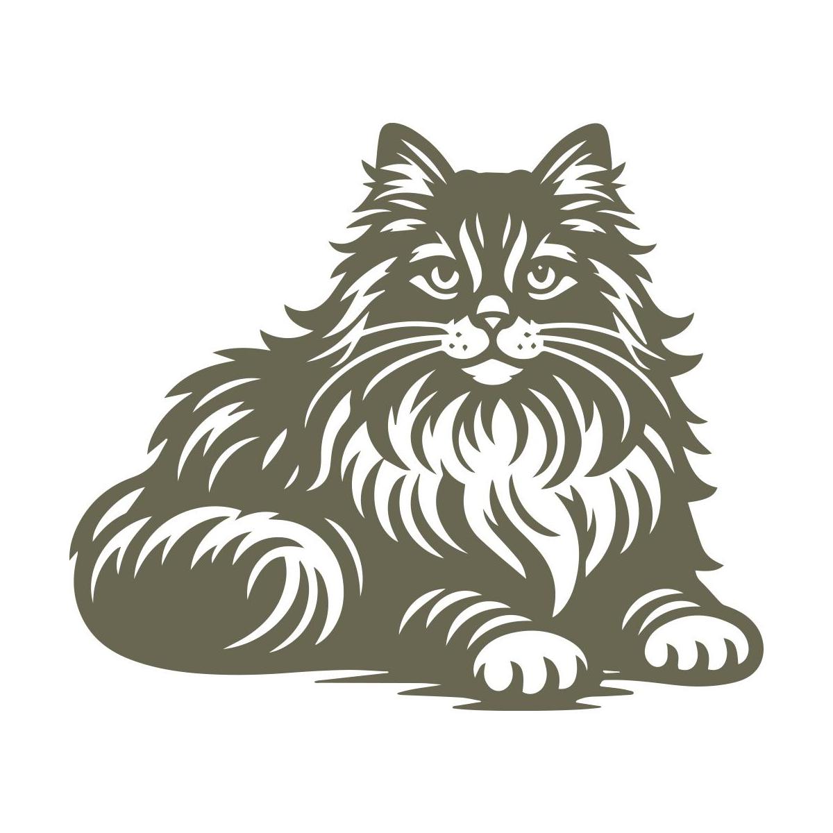 Cat Delrin Leather Stamp - All Good Leather Co.