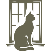 Cat in Window Delrin Leather Stamp - All Good Leather Co.