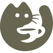 Cat with Coffee Delrin Leather Stamp - All Good Leather Co.